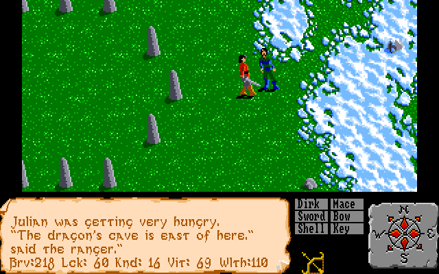 Faery Tale Adventure screenshot 3 for Sega Genesis